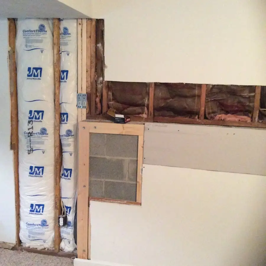 Wall insulation replacement during Structural Drying in Beach Park